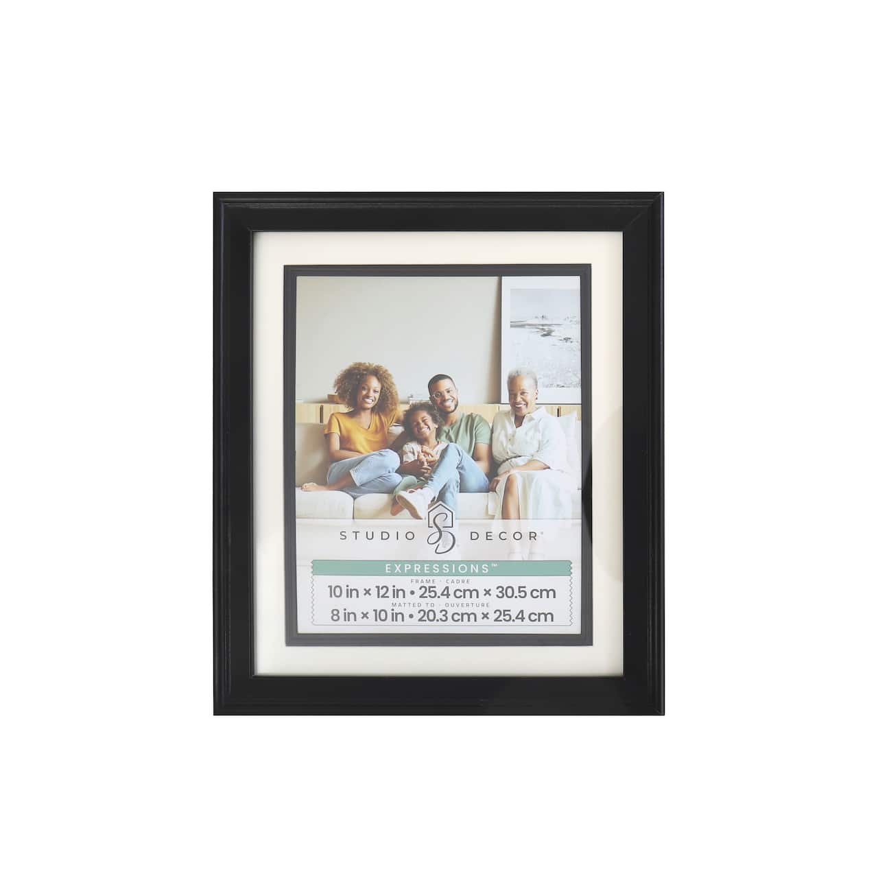 6 Pack: Expressions™ 8" x 10" Black Tabletop Frame with Mat by Studio Décor®